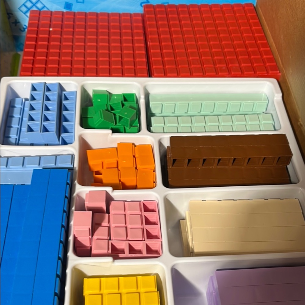 Math U See Manipulative Integer Blocks and algebra inserts - Picture 5 of 9